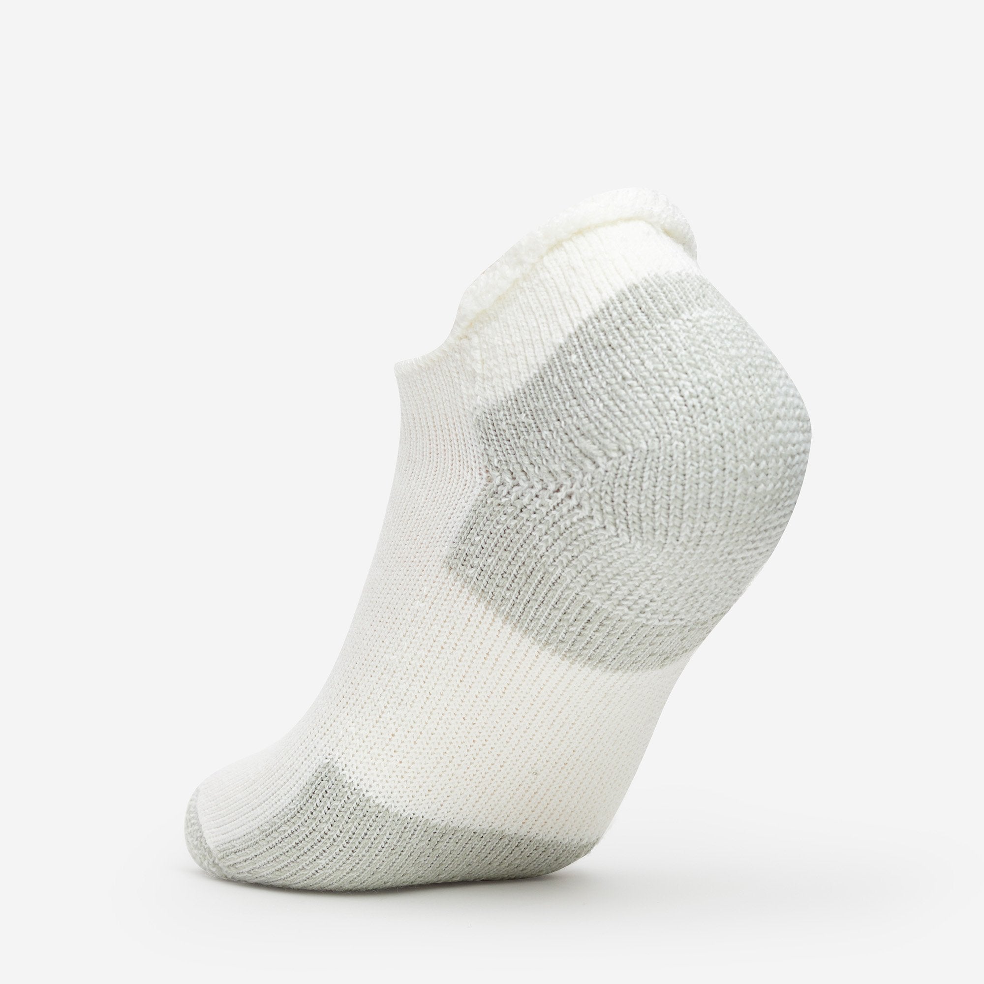 Maximum Cushion Rolltop Running Socks | J | #color_white-platinum