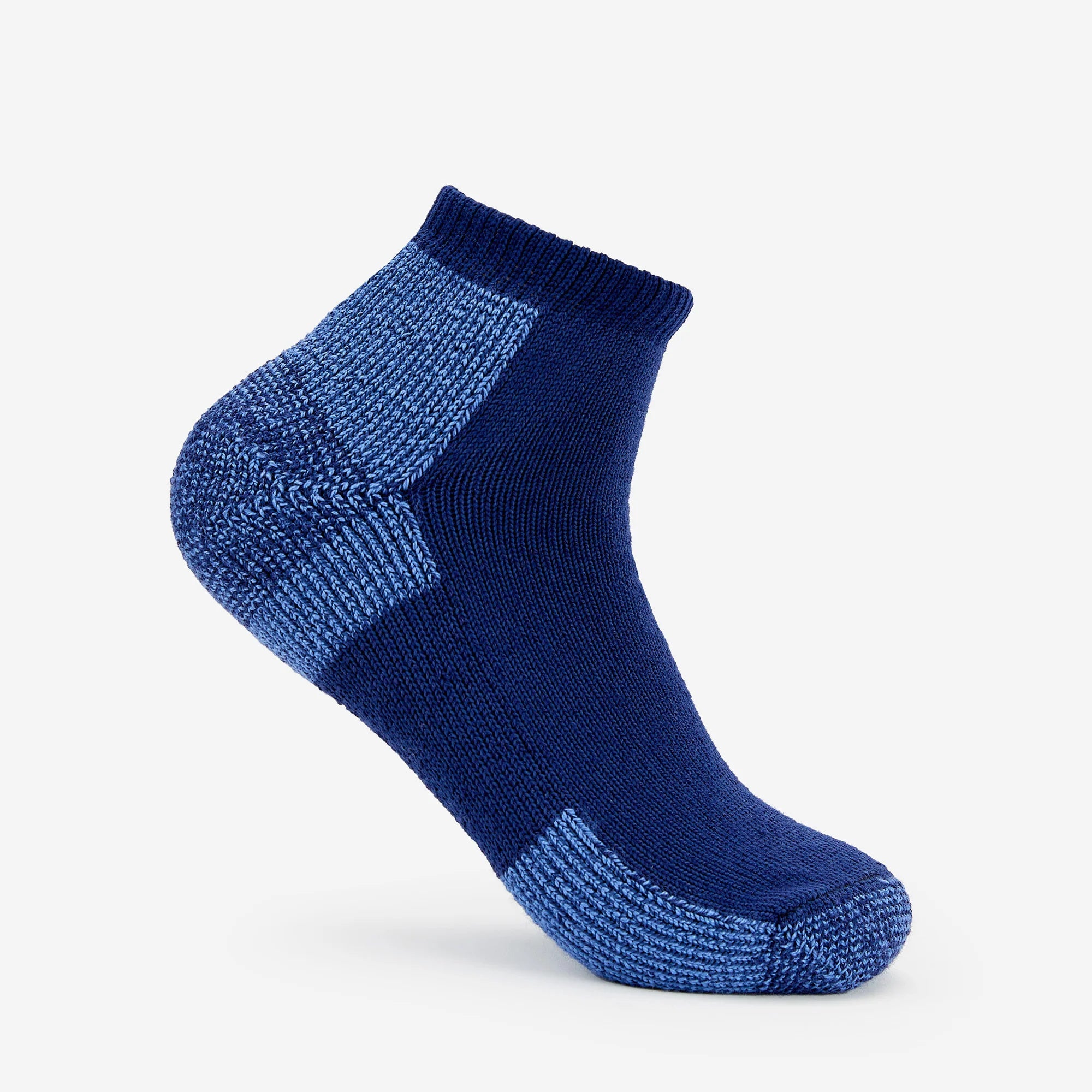 Maximum Cushion Low-Cut Running Socks | JMM | #color_navy