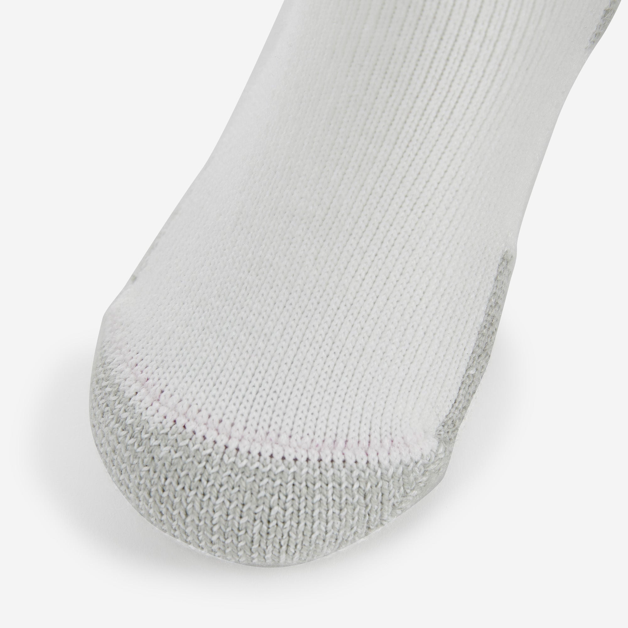 Maximum Cushion Low-Cut Running Socks | JMM | #color_white-platinum