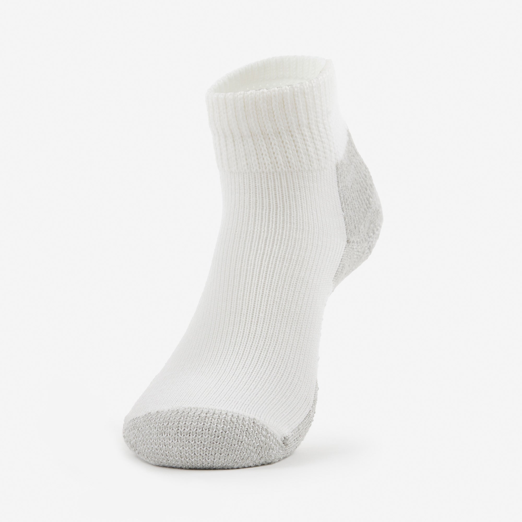 Maximum Cushion Ankle Running Socks | JMX | #color_white-platinum