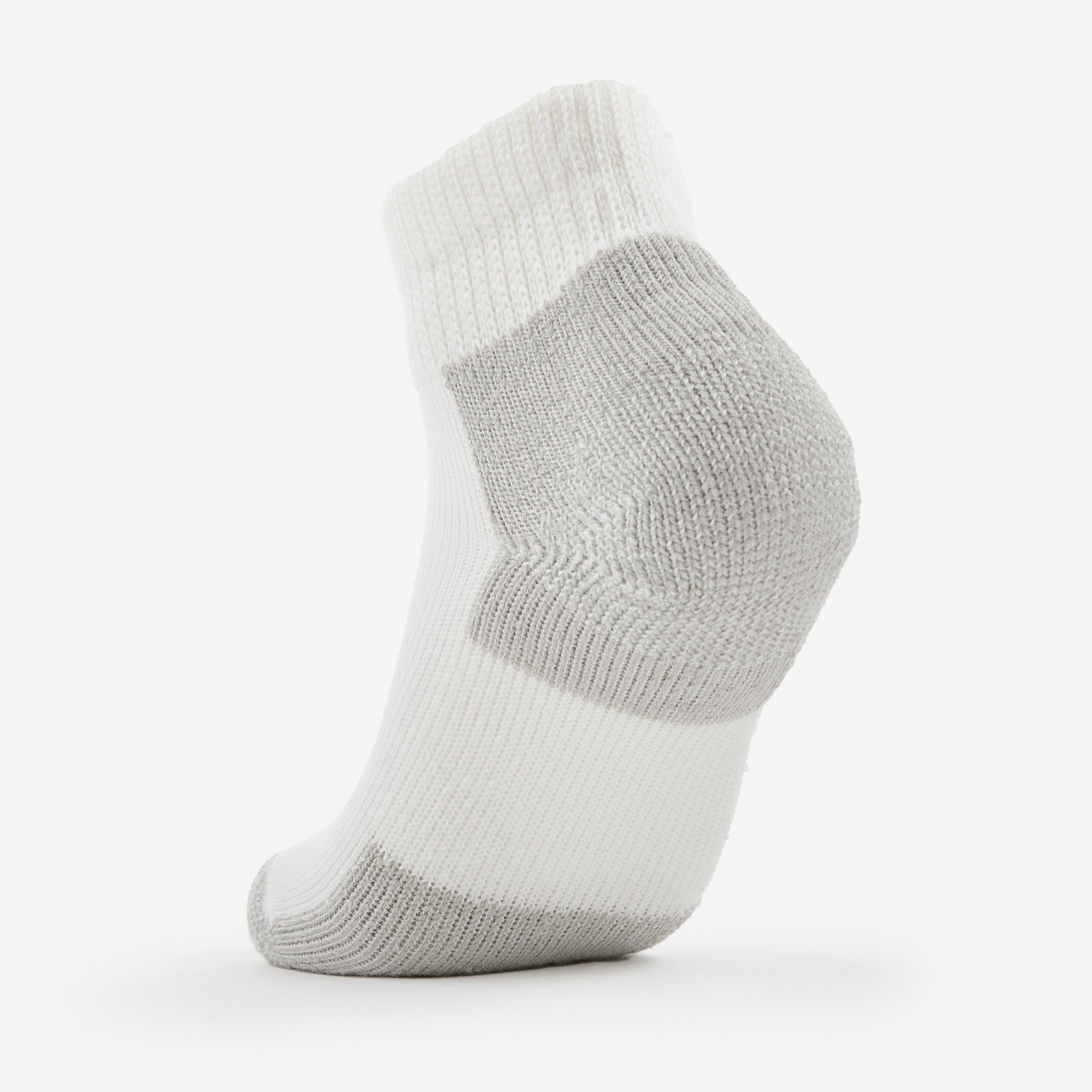 Maximum Cushion Ankle Running Socks | JMX | #color_white-platinum