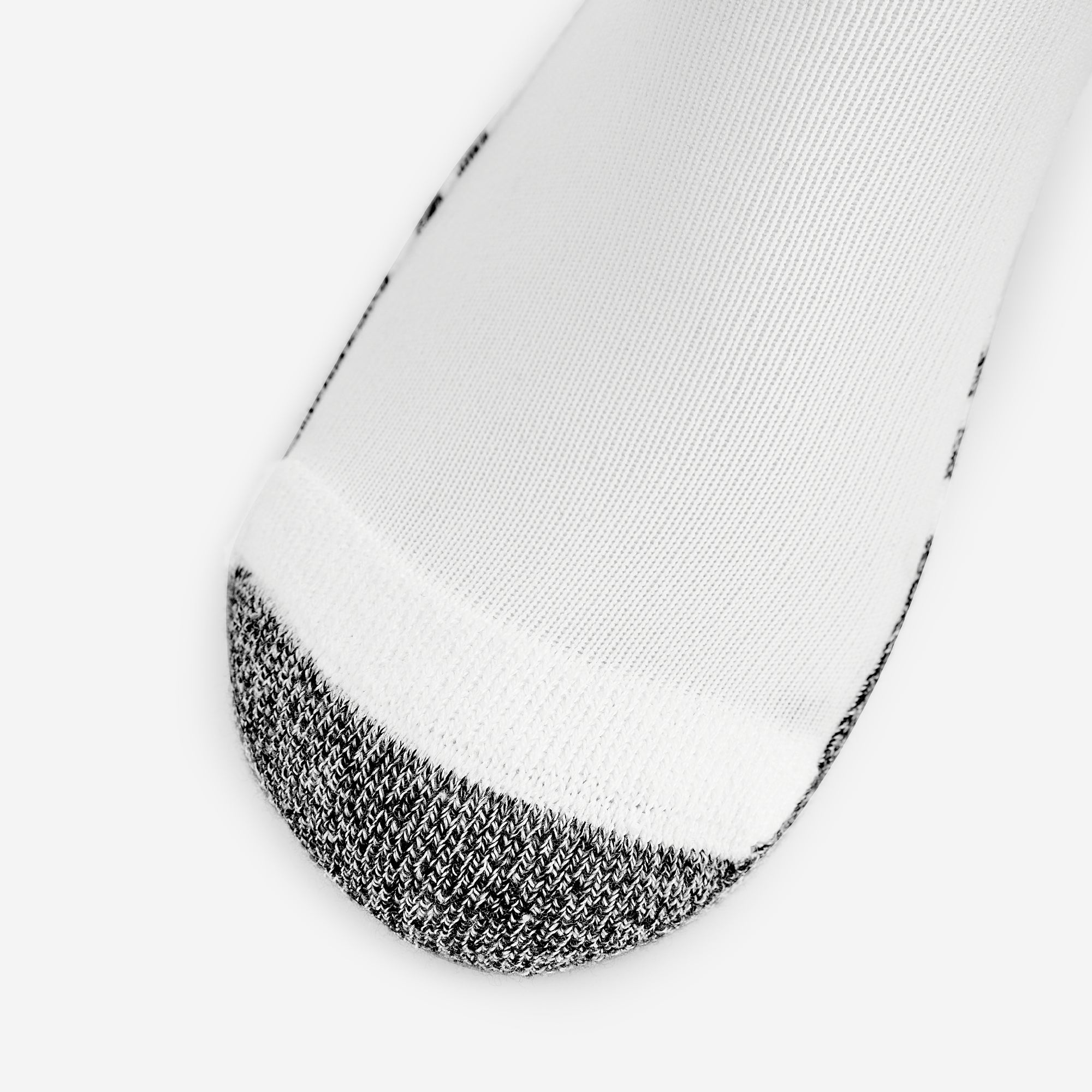 Men's Light Cushion Ankle Running Socks | LRMXM | #color_white-black