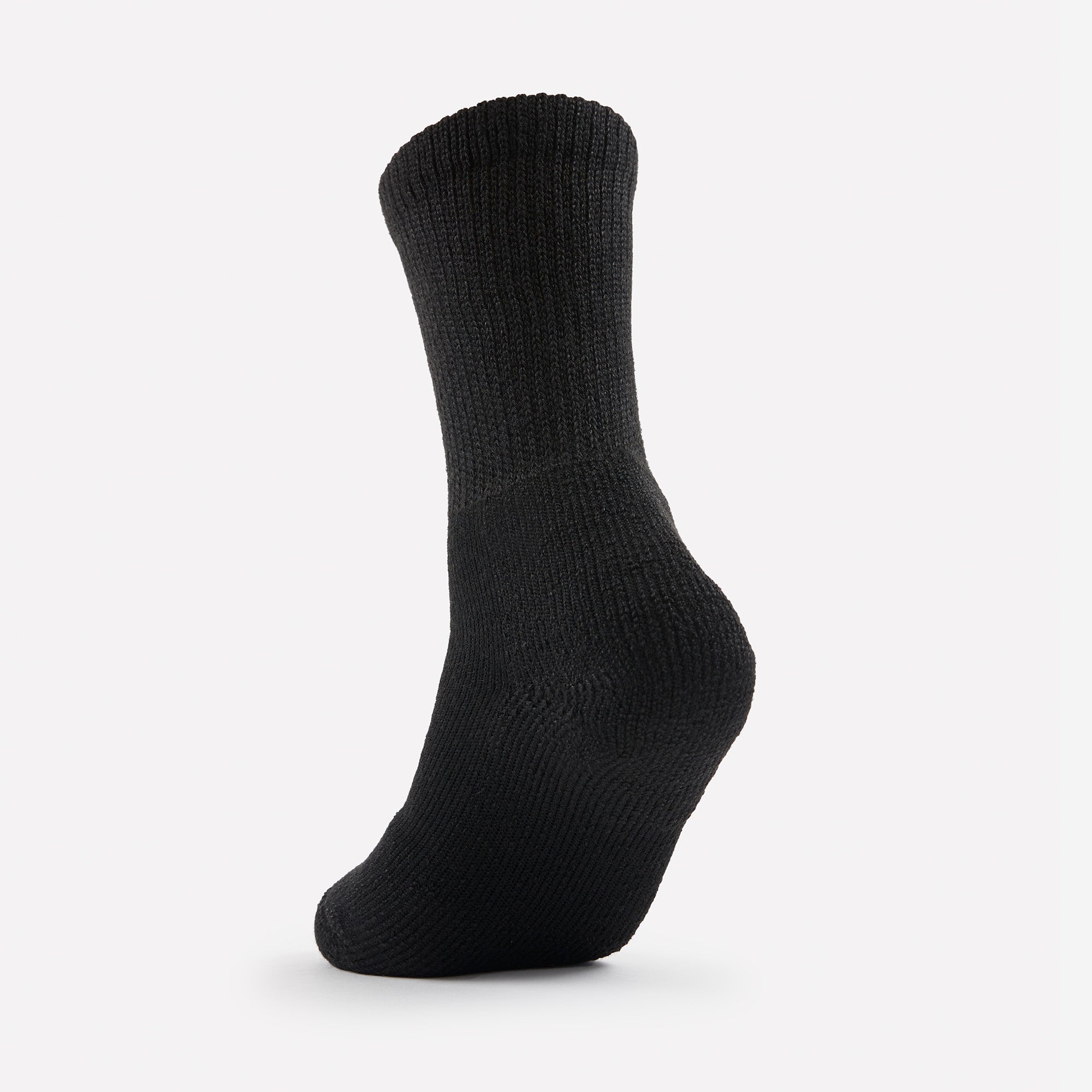 Maximum Cushion Crew Tennis Socks | TX | #color_black