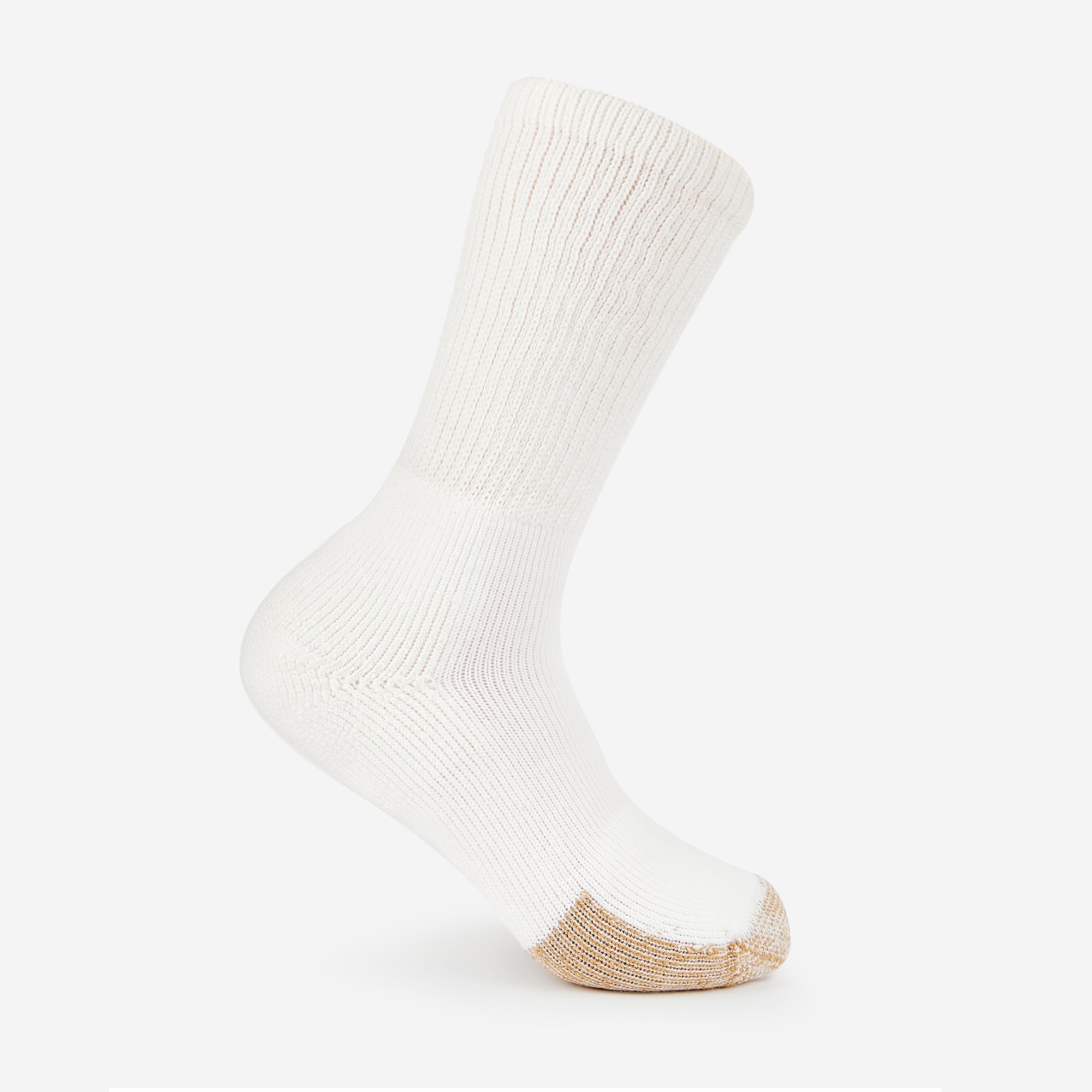 Maximum Cushion Crew Tennis Socks | TX | #color_white