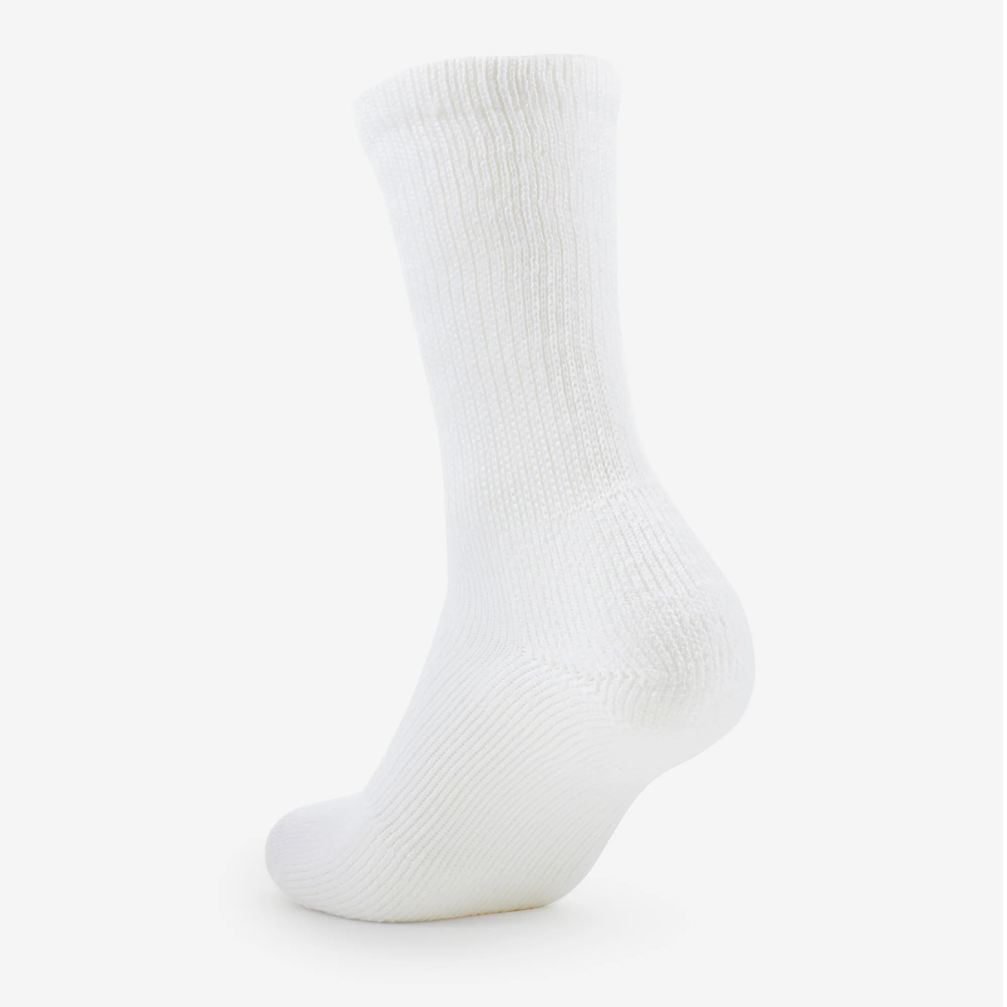 Moderate Cushion Crew Walking Socks | WX | #color_white