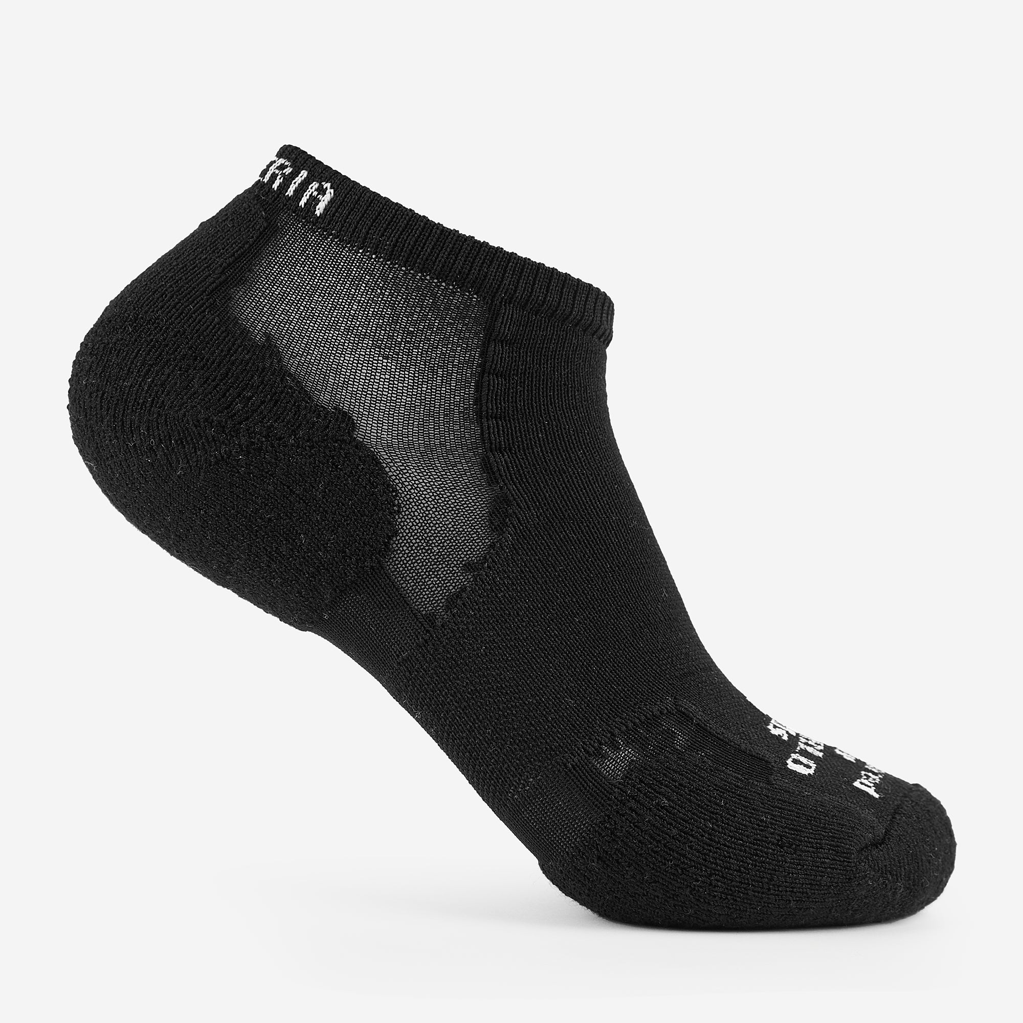 Experia TECHFIT Light Cushion Low-Cut Socks | XCCU | #color_black-on-black