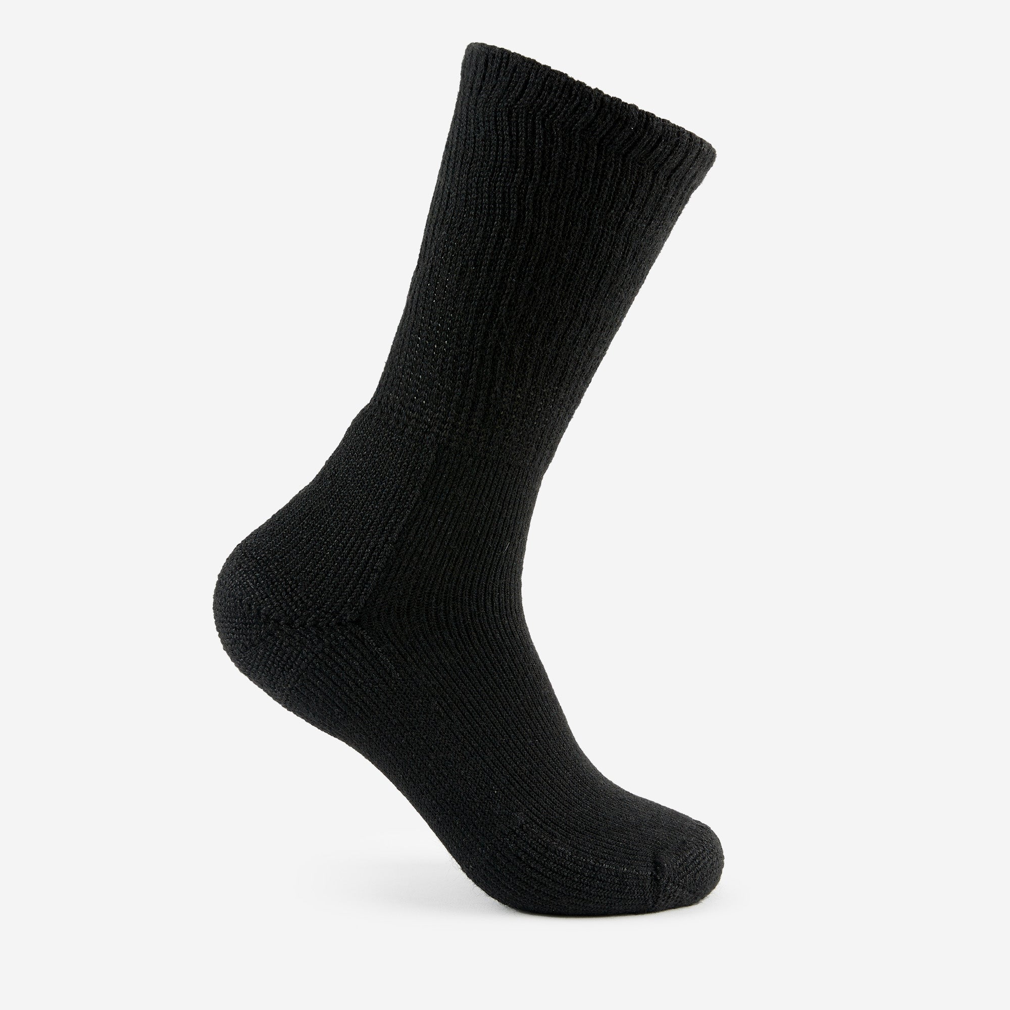 Maximum Cushion Crew Running Socks | XJ | #color_black