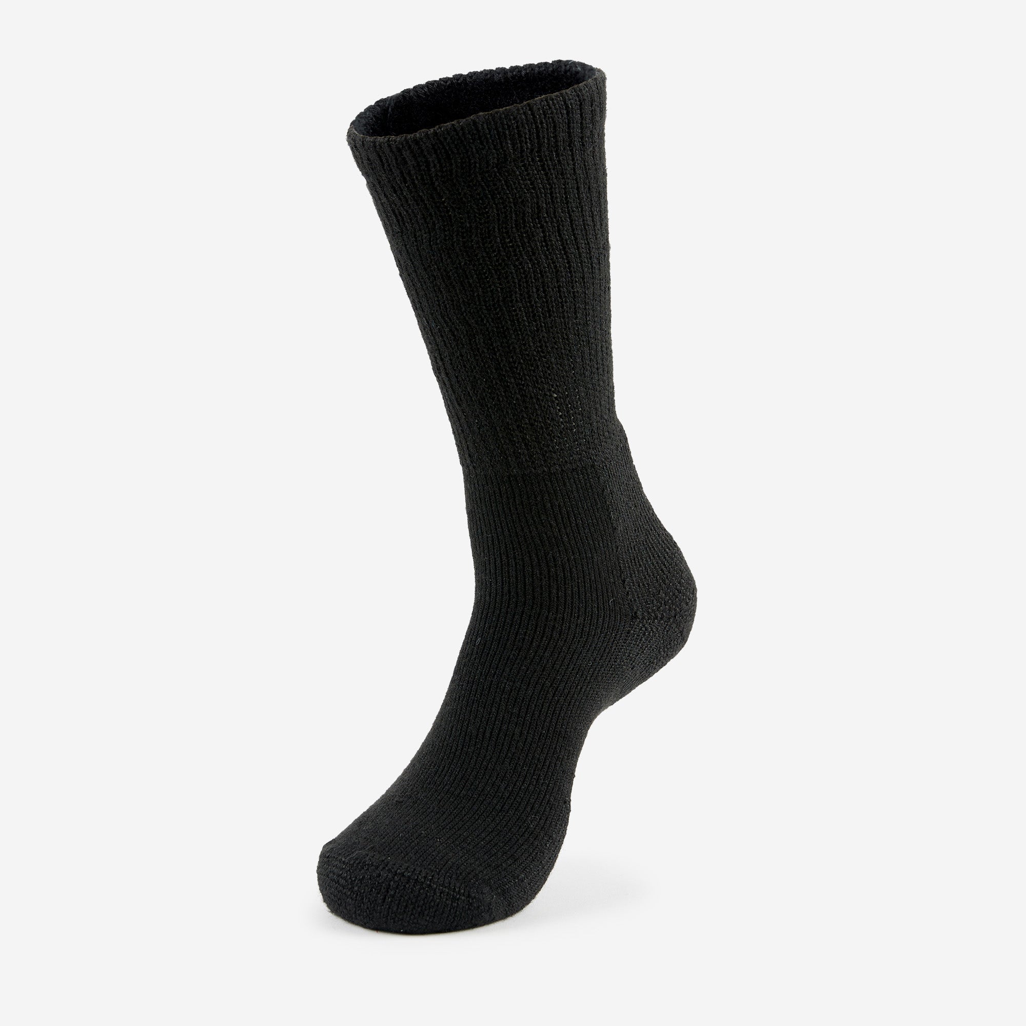 Maximum Cushion Crew Running Socks | XJ | #color_black