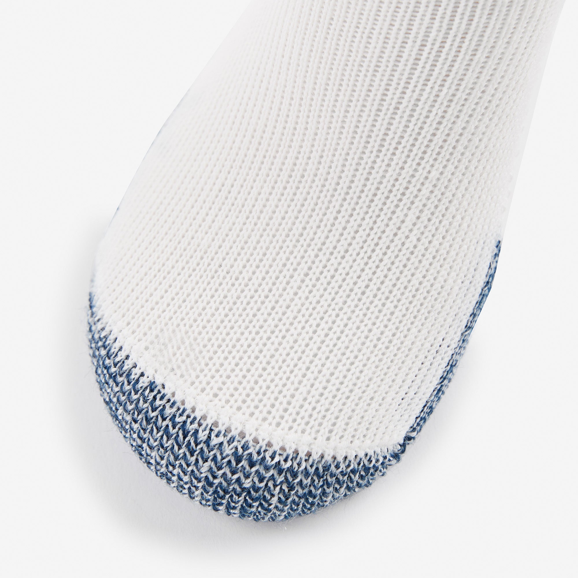 Maximum Cushion Crew Running Socks | XJ | #color_white-navy