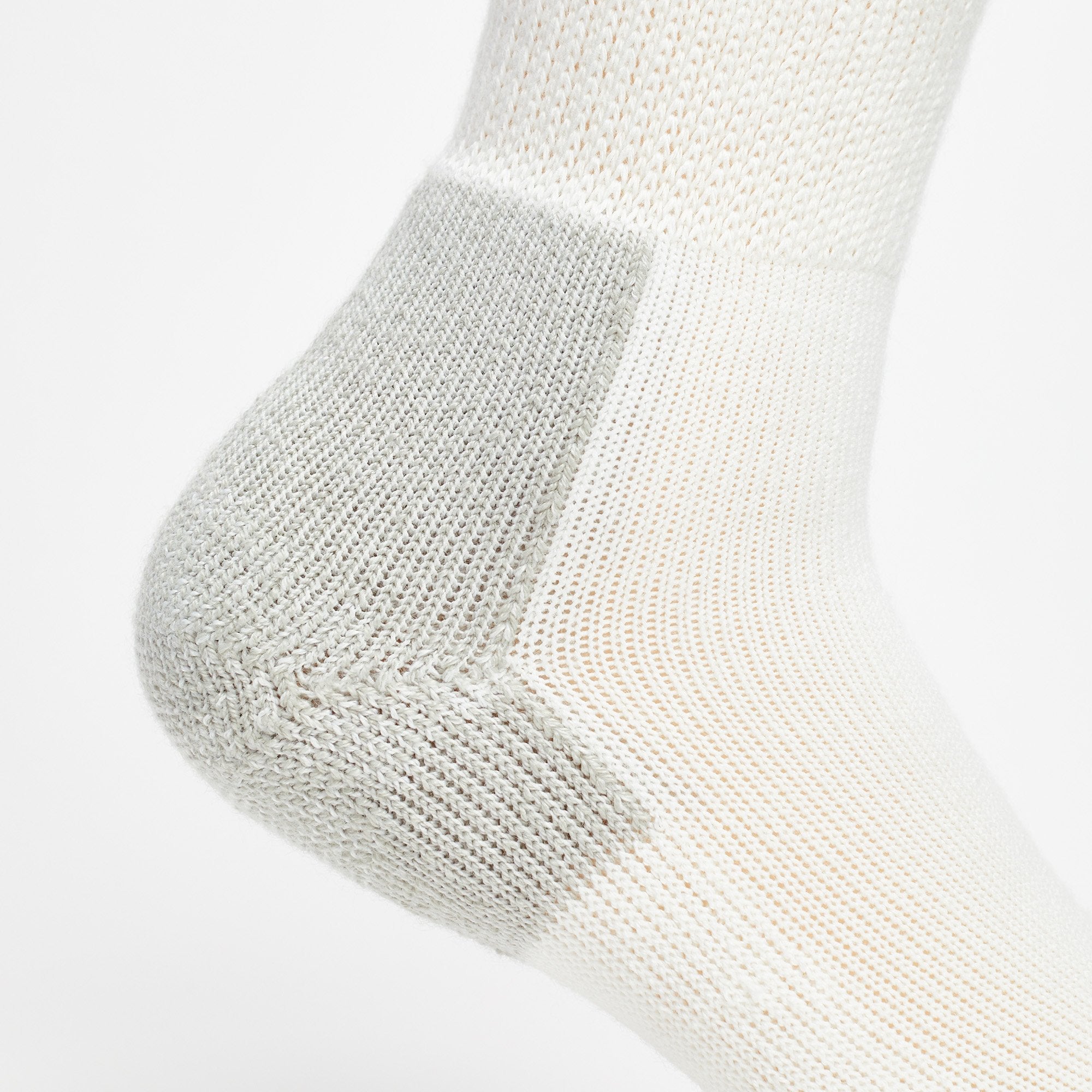 Maximum Cushion Crew Running Socks | XJ | #color_white-platinum