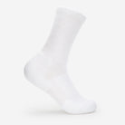 Men's Moderate Cushion Crew Diabetic Socks | HPXM | #color_white