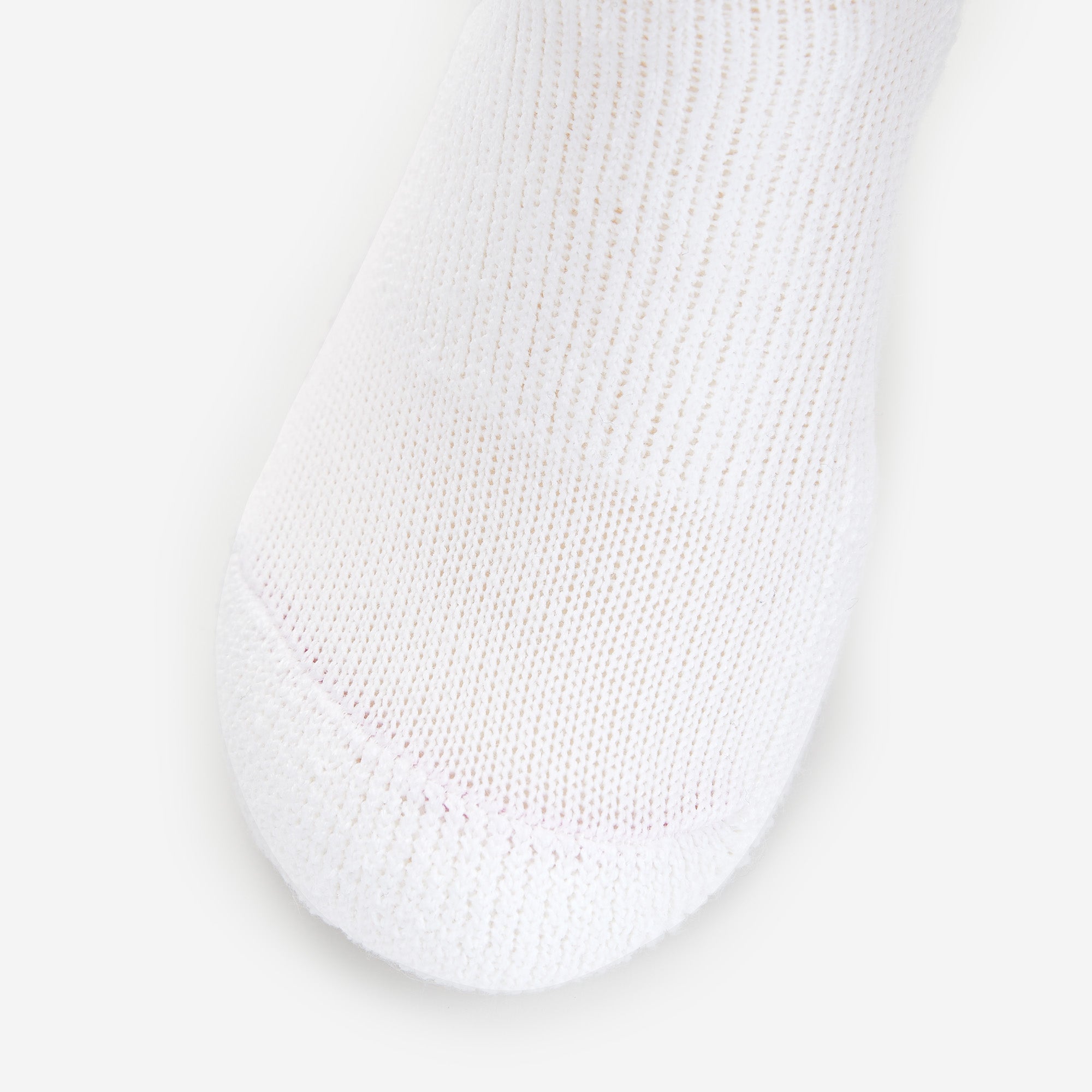 Men's Moderate Cushion Crew Diabetic Socks | HPXM | #color_white