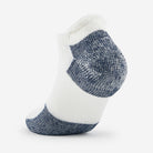 Maximum Cushion Rolltop Running Socks | J | #color_white-navy