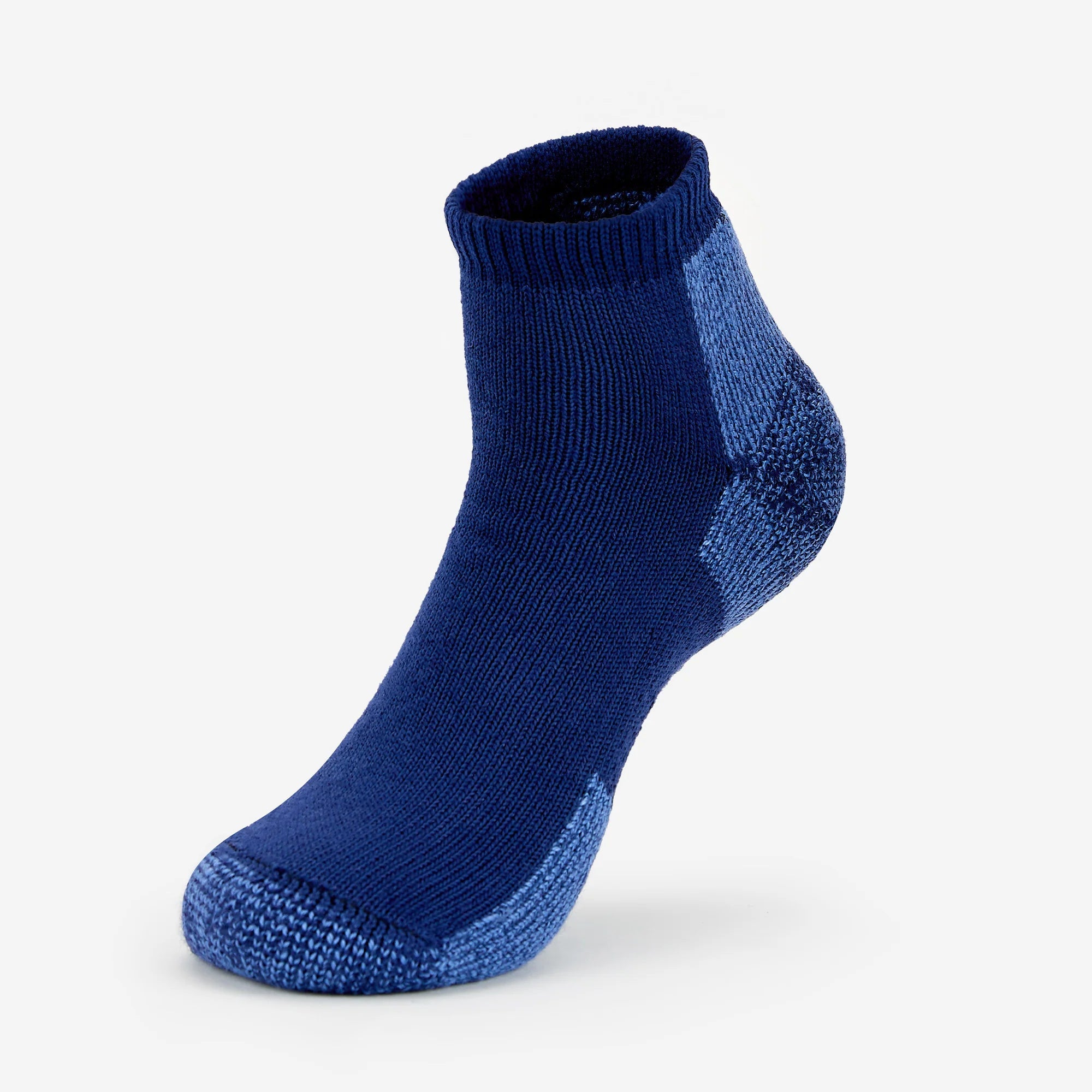 Maximum Cushion Low-Cut Running Socks | JMM | #color_navy