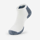 Maximum Cushion Low-Cut Running Socks | JMM | #color_white-navy