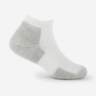 Maximum Cushion Low-Cut Running Socks | JMM | #color_white-platinum