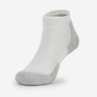 Maximum Cushion Low-Cut Running Socks | JMM | #color_white-platinum