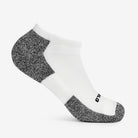 Women's Light Cushion Low-Cut Running Socks | LRCW | #color_white-black