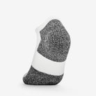 Women's Light Cushion Low-Cut Running Socks | LRCW | #color_white-black