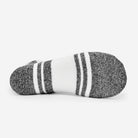 Men's Light Cushion Ankle Running Socks | LRMXM | #color_white-black