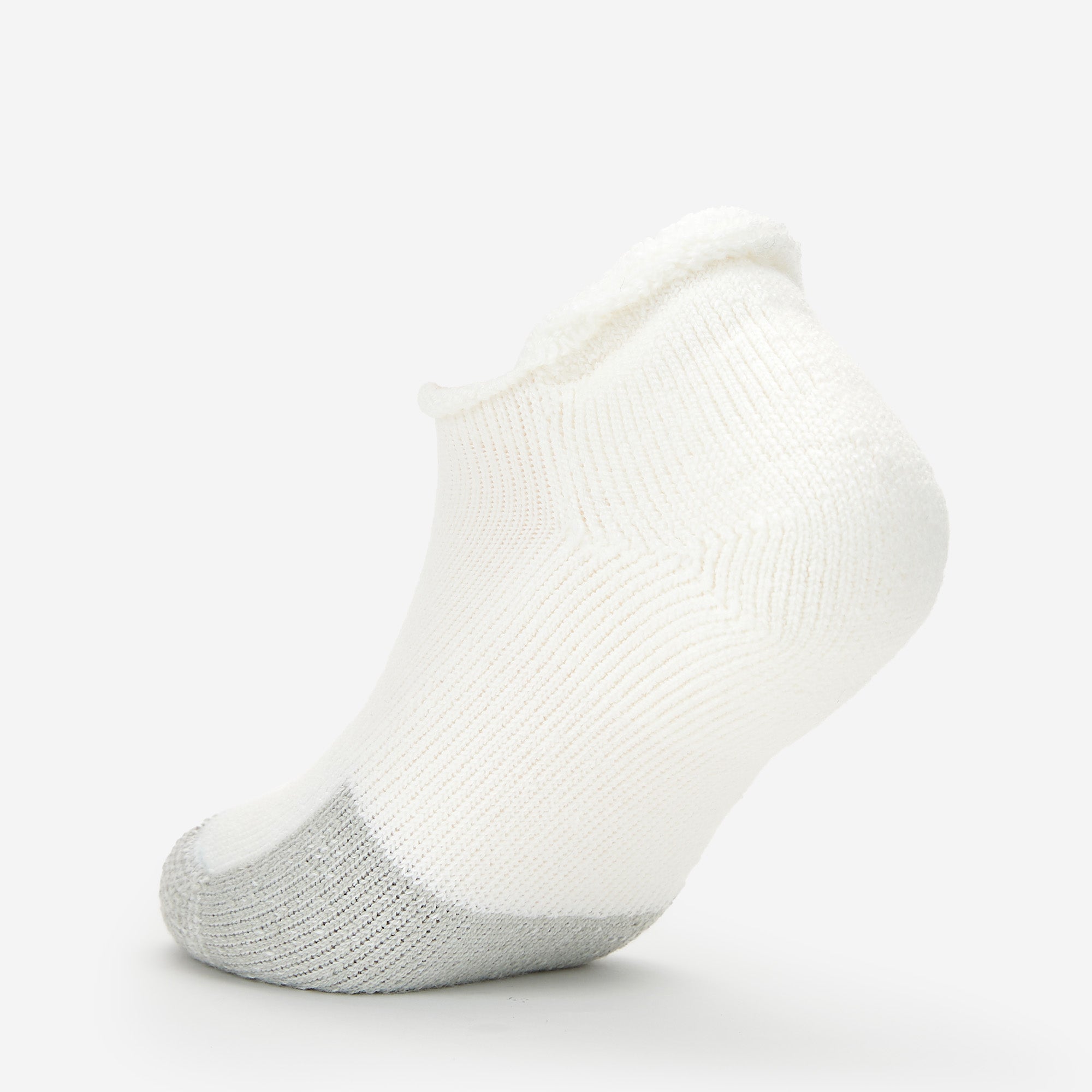 Maximum Cushion Rolltop Tennis Socks | T | #color_white