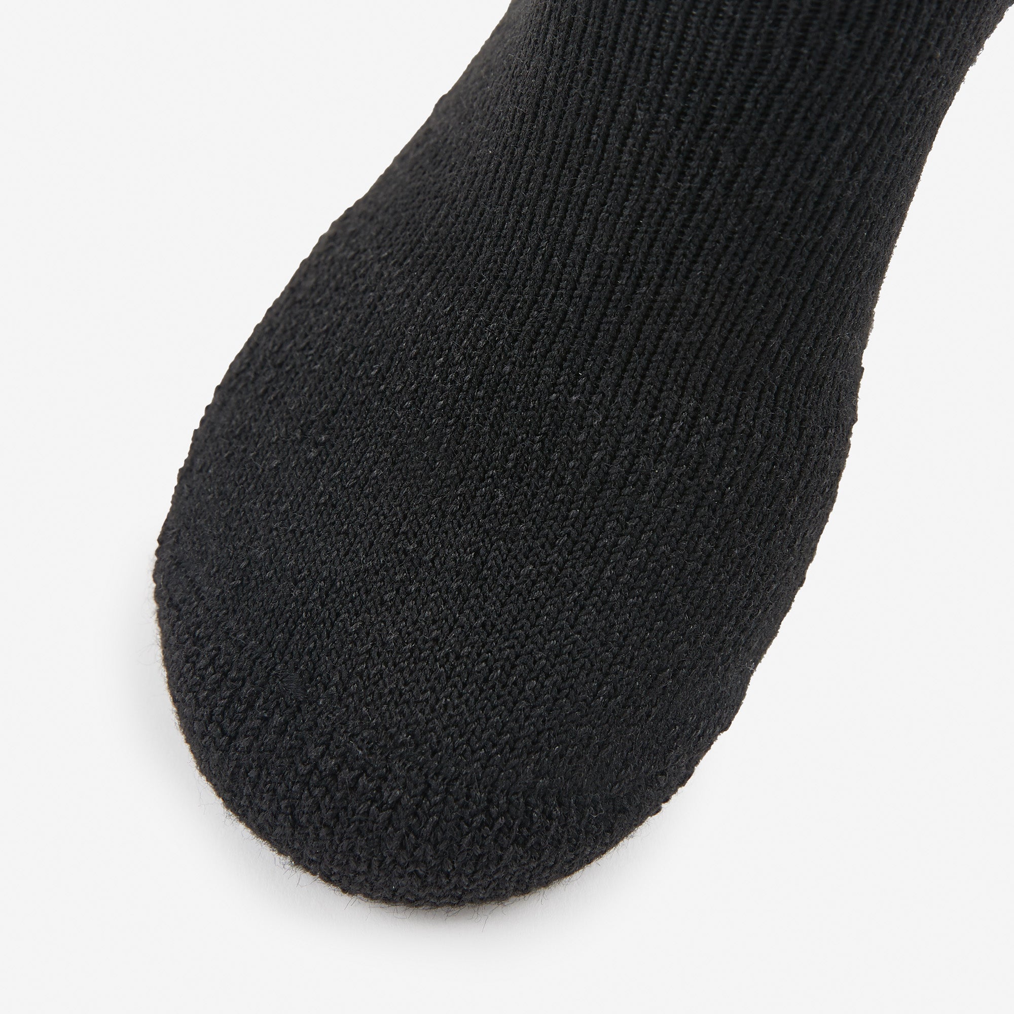 Maximum Cushion Crew Tennis Socks | TX | #color_black