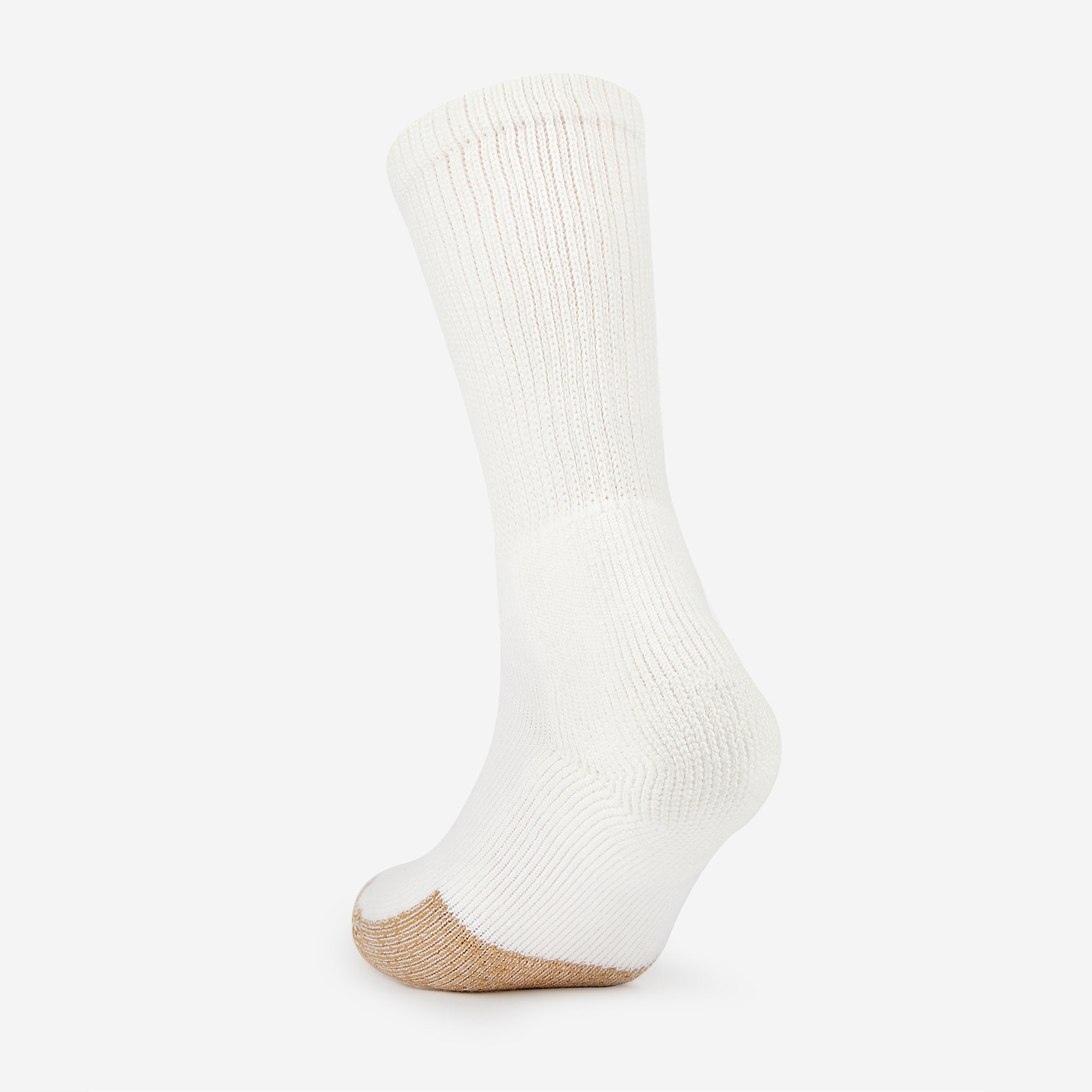 Maximum Cushion Crew Tennis Socks | TX | #color_white