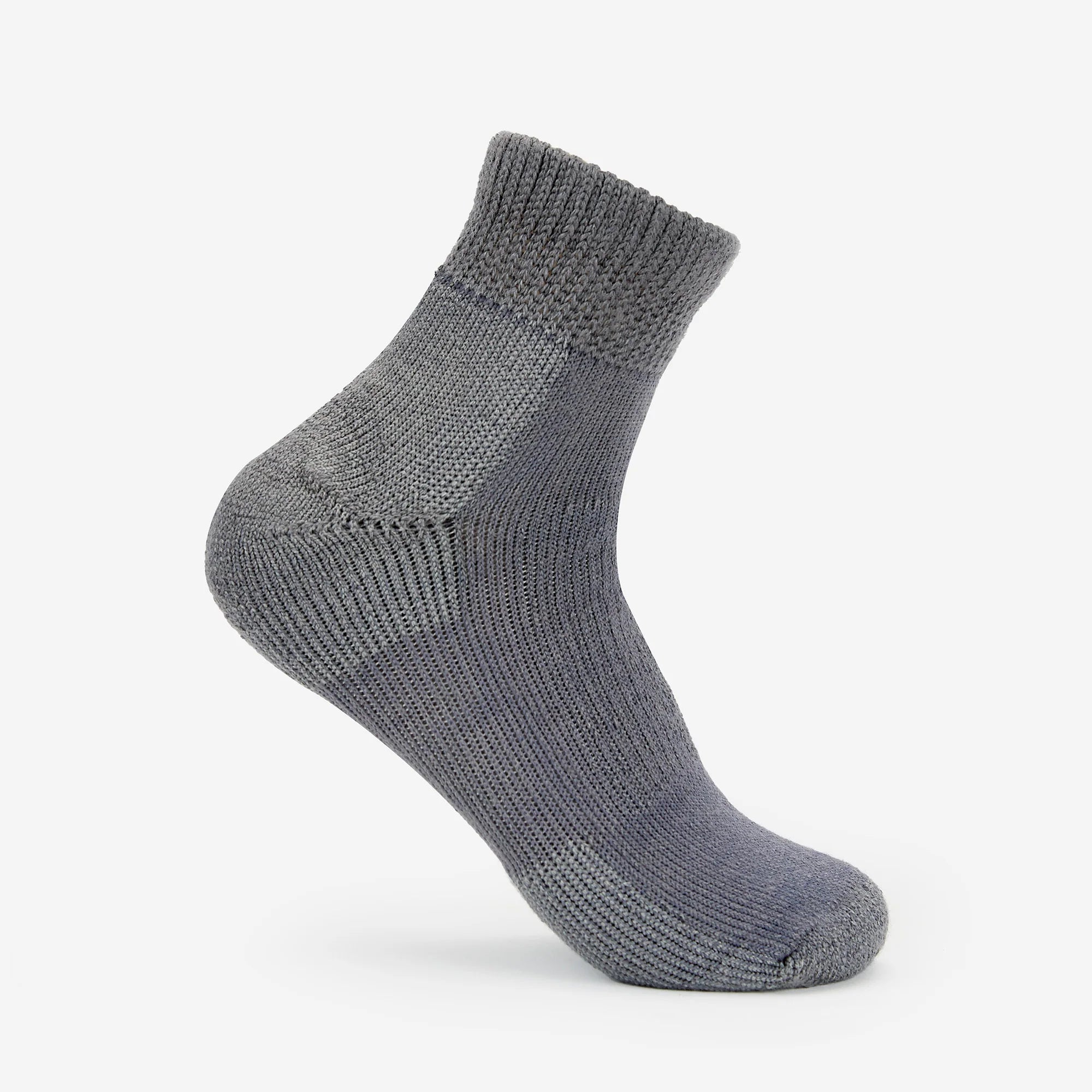 Moderate Cushion Ankle Walking Socks | WMX | #color_grey