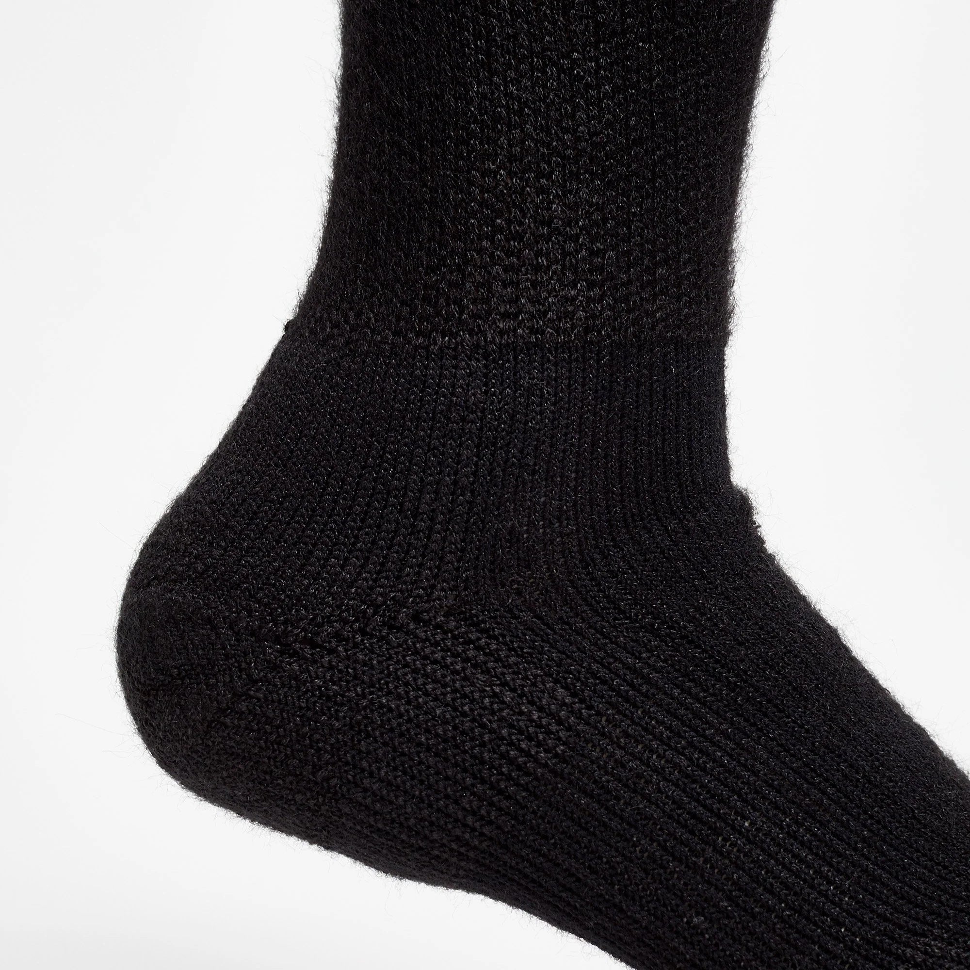 Moderate Cushion Crew Walking Socks | WX | #color_black