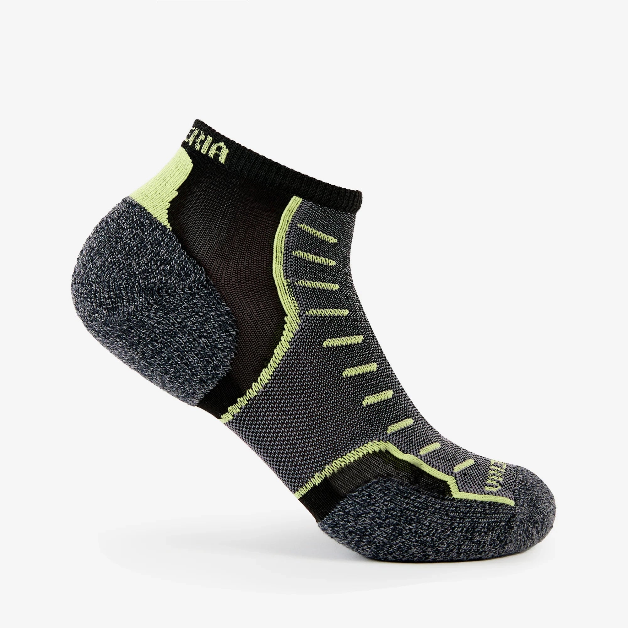 Experia TECHFIT Light Cushion Low-Cut Socks | XCCU | #color_black-lime