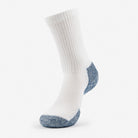 Maximum Cushion Crew Running Socks | XJ | #color_white-navy
