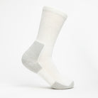 Maximum Cushion Crew Running Socks | XJ | #color_white-platinum