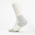Maximum Cushion Crew Running Socks | XJ | #color_white-platinum