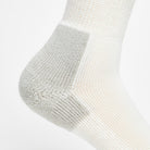 Maximum Cushion Crew Running Socks | XJ | #color_white-platinum